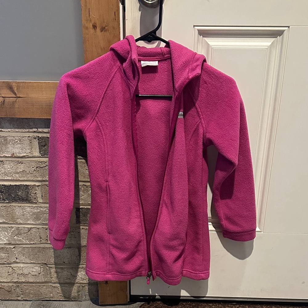 Columbia Kids Pink Fleece Hoodie